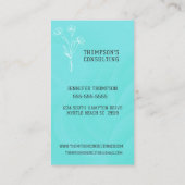 フォトモダンプロフェッショナルグリーン名刺 名刺 (裏面)