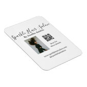 フォトモダンヘアサロンスモールビジネスQRコード マグネット (右側)