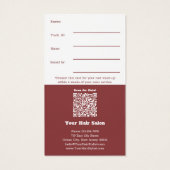 フォトモダンルートTouchアップ伝票カード (裏面)