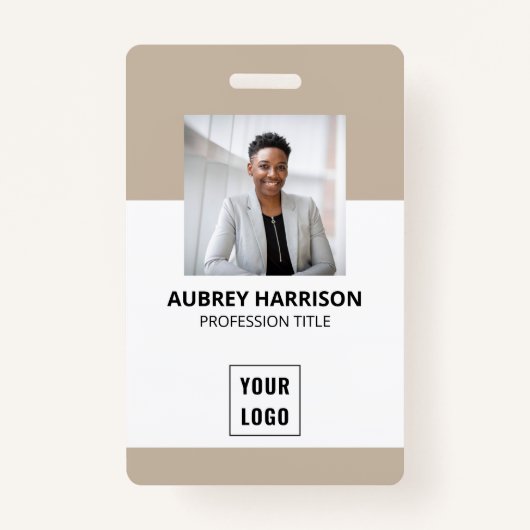 フォトモダン企業のプロフェッショナル バッジ (正面)