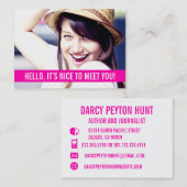 フォトモダン個人名刺 名刺 (正面/裏面)