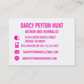 フォトモダン個人名刺 名刺 (裏面)