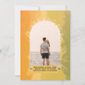 フォトモダン婚約招待状 – 混色 招待状 (正面)