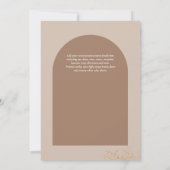 フォトモダン婚約招待状 – 混色 招待状 (裏面)