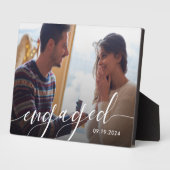 フォトモダン婚約Keepsake フォトプラーク (側面)