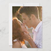 フォトモダン結婚式招待状スエレガントクリプト 招待状 (裏面)