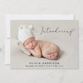 フォトモダン誕生の紹介 案内状 (正面)