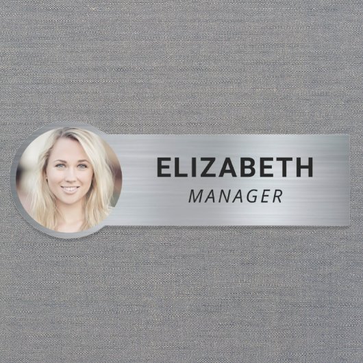 フォトモダンIDシルバー 名札