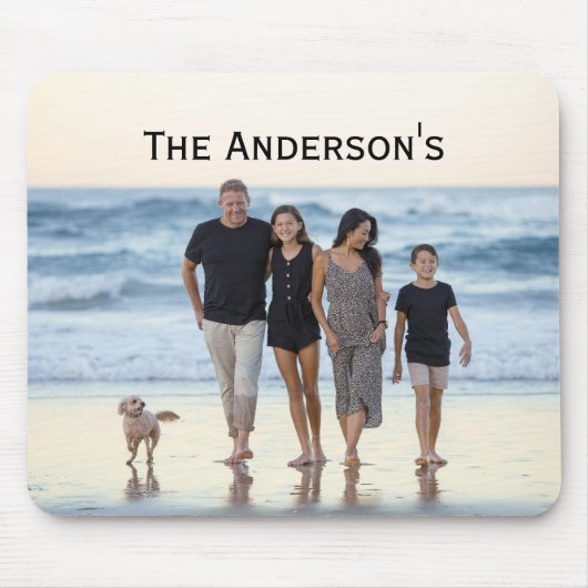 フォトモノグラカスタマイズムパーソナライズ写真 マウスパッド (正面)