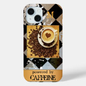 フォトモノグラムコーヒーフォンケース Case-Mate iPhoneケース (裏面)