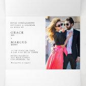 フォトモノグラムバイリンガル結婚式招待状 三つ折り招待状 (内部中)