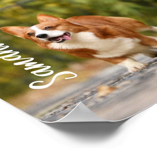 フォトモノグラムパーソナライズされた電話ウォール紙 ポスター (角)