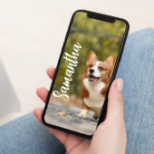 フォトモノグラムパーソナライズされた電話ウォール紙 ポスター