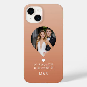 フォトモノグラムロマンチックなハート結合体 Case-Mate iPhone 14ケース
