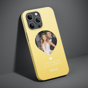 フォトモノグラムロマンチックなハートCoodinates モダン Case-Mate iPhone 14ケース