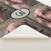 フォトモノグラム自分の画像を追加Sherpa毛布 シェルパブランケット (3/4)