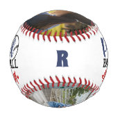 フォトモノグラム野球マザーギフト 野球ボール (裏面)