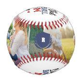 フォトモノグラム野球マザーギフト 野球ボール (正面)