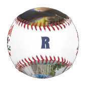 フォトモノグラム野球マザーギフト 野球ボール (裏面)