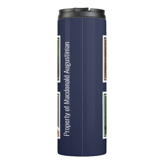 フォトモノパーソナライズされたグラムスポーツ タンブラー (裏面)