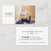 フォトモノモダングラムヨガインストラクター 名刺 (正面/裏面)