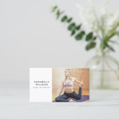 フォトモノモダングラムヨガインストラクター 名刺 (スタンド正面)