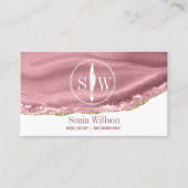 フォトモバイル公証人ローン署名業者モノグラム 名刺 (正面)