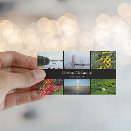 フォトモンタージュとQRコード 名刺