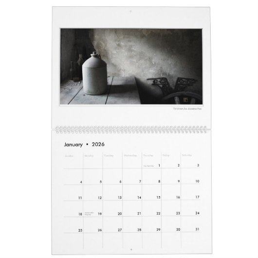 フォトモンタージュのカレンダー-イメージのパッチワーク カレンダー (1月 2026)