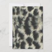 フォトユキヒョウ卒業招待状 招待状 (裏面)