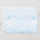 フォトユニコーン誕生日の招待マジカル招待状 招待状 (裏面)