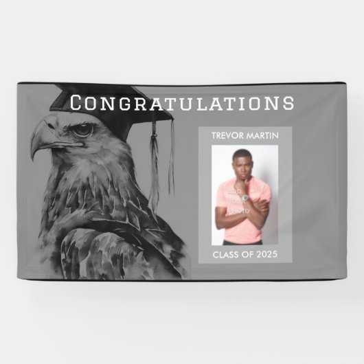 フォトユニーク卒業パーティバナーの追加 横断幕 (横)