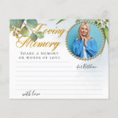 フォトユーカリ共有メモリ葬儀カード (正面)