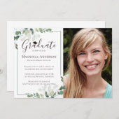 フォトユーカリ卒業パーティー招待状 招待状 (正面/裏面)