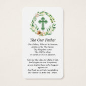 フォトユーカリ葬儀祈りの言葉カード (裏面)