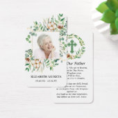 フォトユーカリ葬儀祈りの言葉カード (デスク)