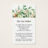 フォトユーカリ葬儀祈りの言葉カード (裏面)