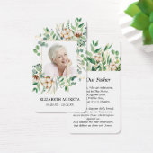 フォトユーカリ葬儀祈りの言葉カード (デスク)