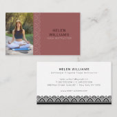 フォトヨカスタムガ瞑想の健康 名刺 (正面/裏面)