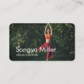 フォトヨガ先生パーソナルトレーナーセラピスト 名刺 (正面)