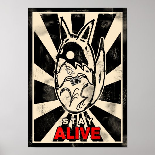 フォトヨーテSTAY ALIVEポスター ポスター (正面)