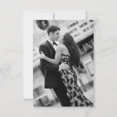 フォトラはっきりしたイトで日付を保存する 招待状 (裏面)