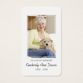 フォトライトハウス葬儀祈りの言葉カード (正面)