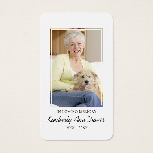 フォトライトハウス葬儀祈りの言葉カード (正面)