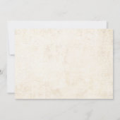 フォトラストテラコッタ花バーンドオレンジ秋 セーブザデート (裏面)