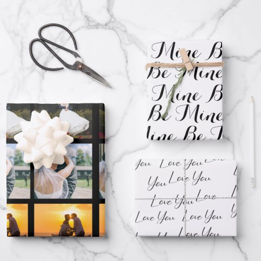 フォトラッパーソナライズされたピング紙シート ラッピングペーパーシート (正面)