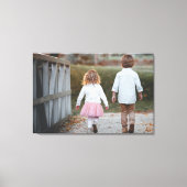 フォトラップカスタムされたキャンバスのウォールアートを作成する キャンバスプリント (正面)