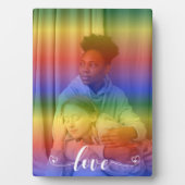 フォトラブプライドレインボーオーバーレイ フォトプラーク (正面)