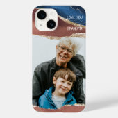 フォトラブユーグランマブルーテラコッタ金ゴールド Case-Mate iPhoneケース (裏面)