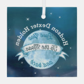 フォトラブユートゥザムーンアンドバックオーナメント ガラスオーナメント (裏面)